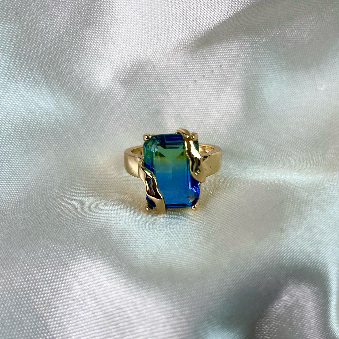 Indigo Blue Stone Ring