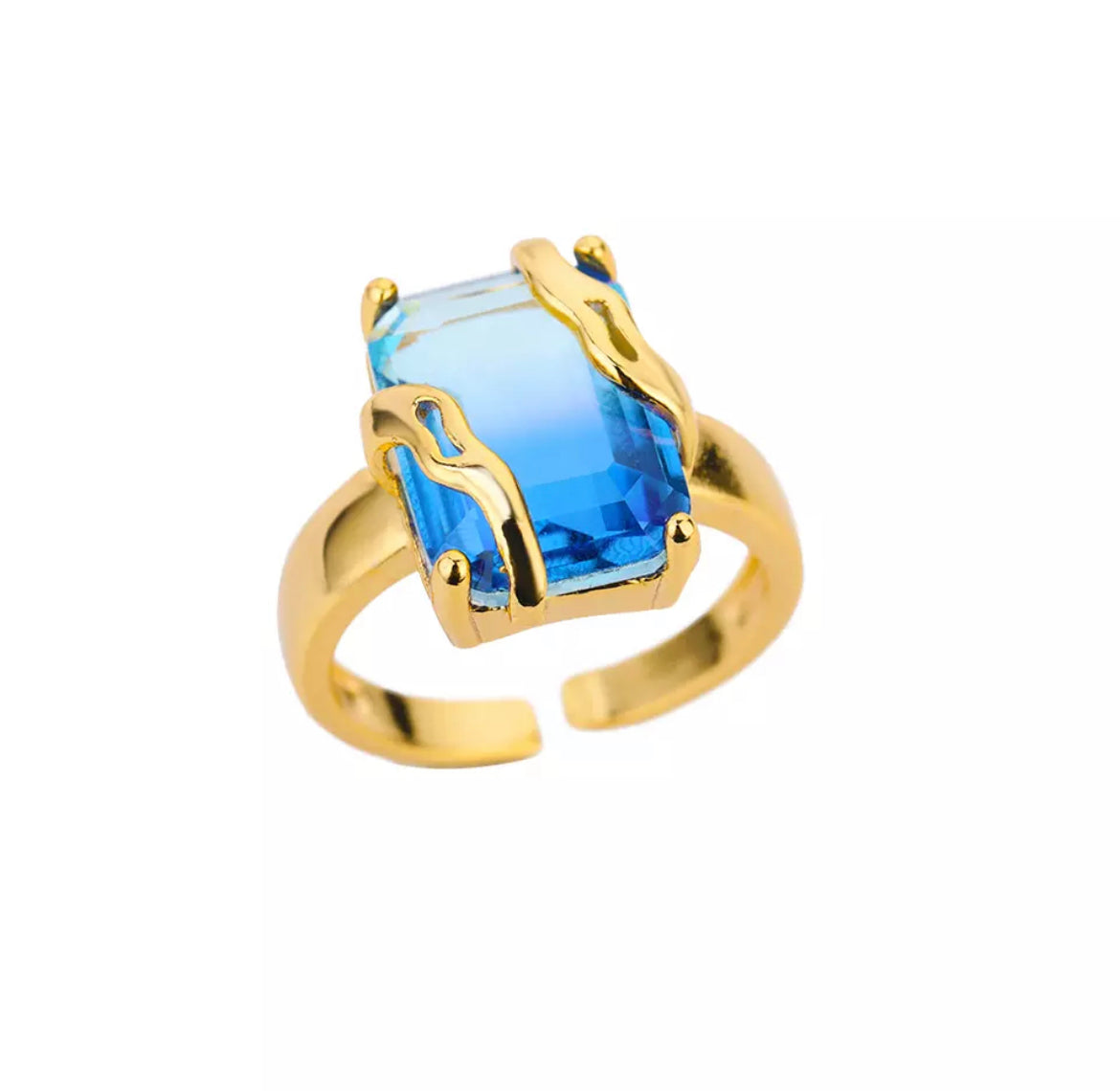 Indigo Blue Stone Ring